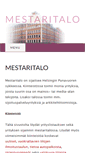 Mobile Screenshot of mestaritalo.com