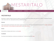 Tablet Screenshot of mestaritalo.com